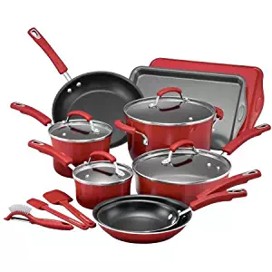 Best Rachael Ray Cucina Hard Anodized 12 Piece Cookware Set