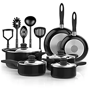 Best High Performance 17 Piece Nonstick Cookware Set