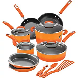 Best Rachael Ray Cucina Hard Anodized 12 Piece Cookware Set