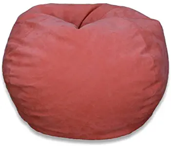 Bean Bag Chair Large Microsuede (Coral)