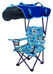 Kelsyus Kids Outdoor Paw Patrol Canopy Chair - Foldable Children's Chair for Camping, Tailgates, and Outdoor Events