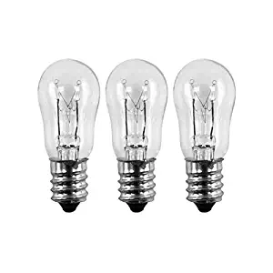 3 Pack - General Electric WE4M305 Dryer Light Bulb. 10-watts