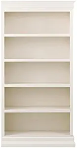 Home Decorators Collection Louis Philippe Modular Right Bookcase, 73" Hx37.5 Wx14 D, Polar White