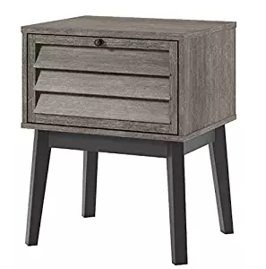 Ameriwood Home 5993196COM Vaughn Nightstand, Gray Oak