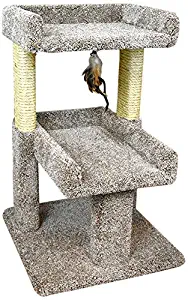 New Cat Condos 110215 Large Cat Play Perch, Large, Neutral