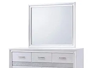 Coaster Home Furnishings Dresser Mirror, White