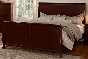 Poundex E.King Bed, Brown