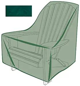 Plow & Hearth Outdoor Furniture All-Weather Cover for Adirondack Chair 40" L X 34" W X 36" H - Green…