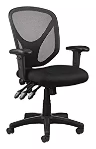 Realspace MFTC 200 Multifunction Ergonomic Super Task Chair, Black