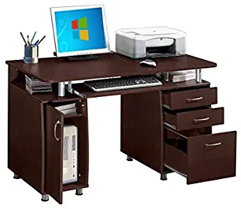 Modern Designs Multifunctional Office Desk with File Cabinet (30" high x 48" long x 24" deep)