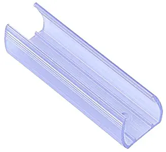 50 Pcs DELight LED Flex Neon Rope Lights Wall Hanger Mounting Channel 1/2" Clear PVC Total 8' Long