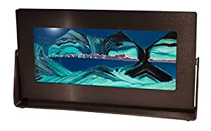 Exotic Sands - Md31 The Most Amazing Handmade Gift Lifestyle Washington Post - Sand Picture - Medium Black Metal Frame (Ocean Blue) Choose from Several Sand Color Combinations.