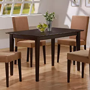 Coaster Home Furnishings Casual Style Cappuccino Finish Wood Dining Table P.Number: 100491