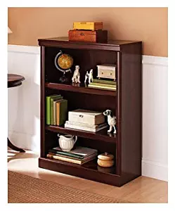 Better Homes and Gardens Ashwood Road 3-Shelf Bookcase, Cherry Finish