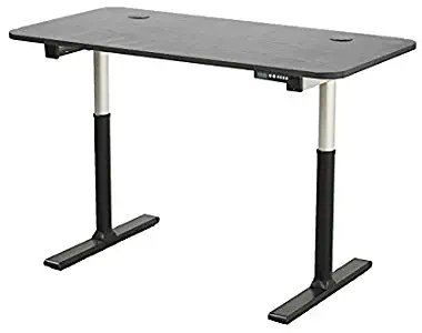 ApexDesk Vortex Series 60" 6-Button Electric Height Adjustable Sit to Stand Desk (Memory Controller, Black Top)