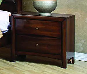 Coaster Home Furnishings CO- Hillary 2-drawer Nightstand, Warm Brown