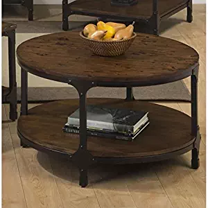 Jofran Urban Nature Wood Round Coffee Table in Pine