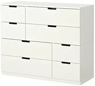 IKEA NORDLI 8-Drawer Dresser, White 592.395.23, 47 1/4x38 1/4"",