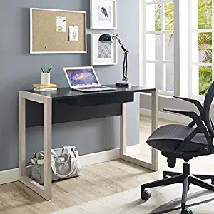 Modway Become Contemporary Modern Writing Office Desk With Easy Glide Storage Drawer