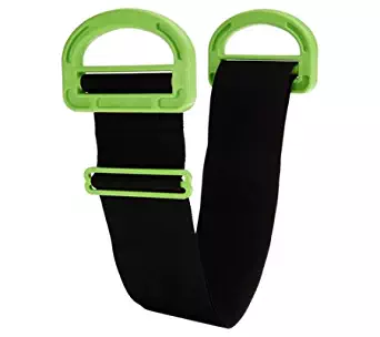 The Landle Adjustable Moving and Lifting Straps for Furniture, Boxes, Mattress, Construction Materials, or Other Heavy, Bulky, or Awkward Objects, Single or Two Person Carrying, 1 Strap Included