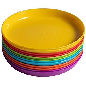 Klickpick Home Kids colorful Plates set - 6 colors (12 PCS PLATE)