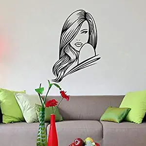 Wall Stickers for Classroom Reading Bookworm,Sexy Hairdresser Salon Barbershop DIY Wall Stickers Wallpaper Removable Christmas Mural Murals Ornament Sticker Kitchen Living Room Bedroom Decals Decor