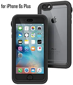 iPhone 6s Plus Waterproof Case, Shock Proof, Drop Proof by Catalyst for Apple iPhone 6s+ with High Touch Sensitivity ID (Black & Space Gray)