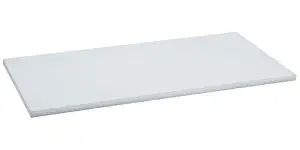 Organized Living freedomRail Wood Shelf, 60-inch x 14-inch - White