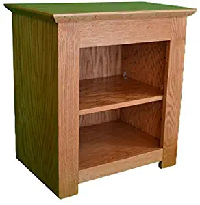 Stealth Furniture Secret Compartment Nightstand (Diversion Safe) with RFID Lock - Autumn Stain