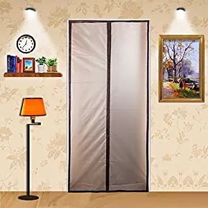ZYettst Magnetic Thermal Insulated Door Curtain for Living Room and Kitchen,EVA Magnetic Screen Door Enjoy Your Cool Summer And Warm Winter Auto Closer Fits Doors Up To 34" x 82" MAX