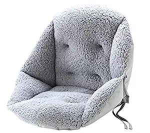 Wimhy Plush Padded Cushion Cushions, Padded for Winter in The Office, Dining Chair, Car (Gray)