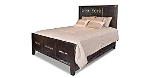 Crafters and Weavers Urban Style Queen Size Bed with New York Graffiti