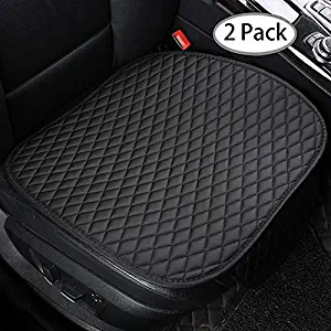 MAXTUF Car Seat Cushion, 2Pcs Front Car Seat Cover Cushion Pad Mat Breathable Driver Seat Protector with Anti-Skid Rubber Bottom，Perfect for Auto Supplies Office Chair