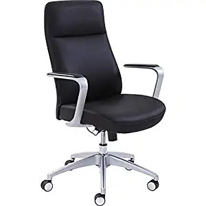 La-Z-Boy Savona Adjustable Height Ergonomic Leather Managers Chair (Black)