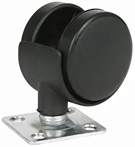 ArtBin 6856SW Super Satchel Cube Casters [Set of 4] Black, Ball Caster Wheels for Arts and Crafts Supply Storage, 250 lb. Capacity