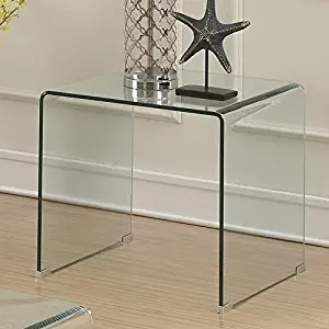 Coaster Home Furnishings End Table, Clear
