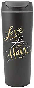 Love is in the Hair Travel Cup Coffee Mug for Hair Stylists