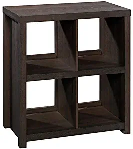 Sauder HomePlus Cube Bookcase, 4 Shelves, Dakota Oak