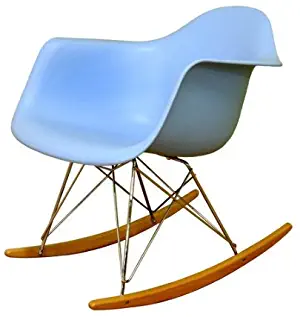 Rocking Chair - Modern Style Sky Blue Finish