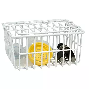 White Dishwasher Basket by Better Houseware