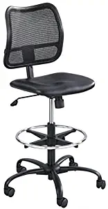 Safco Products Vue Heavy Duty Stool 3394BV, Black Vinyl, Rated for 24/7 Use, Holds up to 350 lbs.