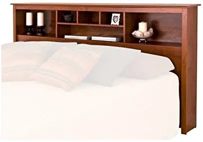 BOWERY HILL King Bookcase Headboard in Cherry