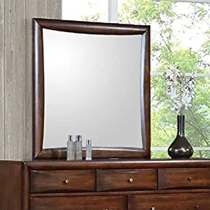 Coaster Home Furnishings Hillary Rectangular Dresser Mirror, Warm Brown