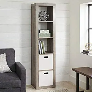 Better Homes and Gardens 5-Cube Organizer, Rustic Gray + Free Furniture Spray