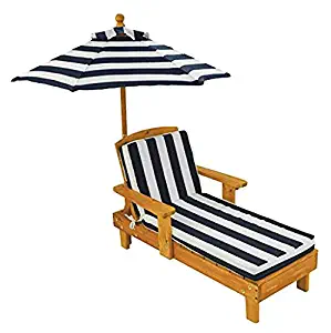 Outdoor Chaise with Umbrella