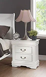 Acme Furniture Louis Philippe 23833 Nightstand, White, One Size