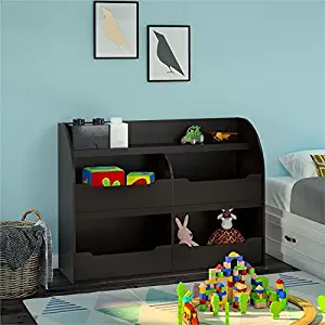 Ameriwood Home Mia Toy Storage Bookcase in Espresso