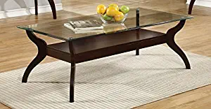 Coaster Home Furnishings Casual Cappuccino Coffee Table,