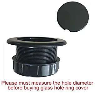 Do4U Patio Table Umbrella Parasol Hole Ring Plug and Cap Set (Black)