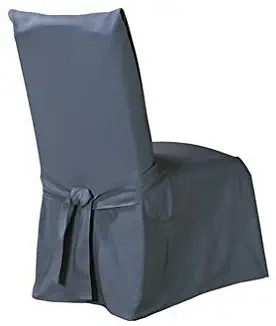 SureFit Duck Solid, Dining Chair, Bluestone